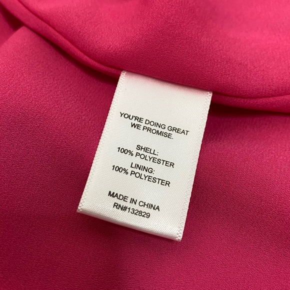 LPA Araceli Puff Sleeve Floral Wrap Mini Dress Pink - Picture 7 of 7